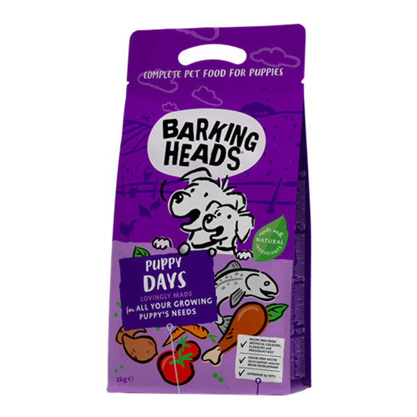 Barking Heads無穀物全天然幼犬成長配方2kg/6kg
