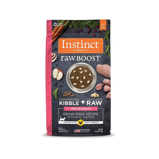 Instinct - 本能 生肉無穀物 室內貓雞肉配方 貓糧 5lbs