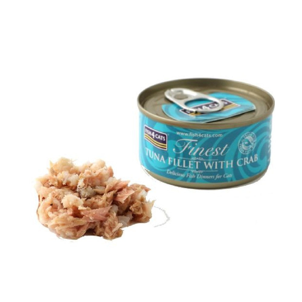 Fish4Cats 貓濕糧 - Finest - 蟹肉及吞拿魚柳 70g