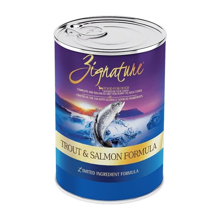 Zignature 美國超越狗濕糧 - 鱒魚及三文魚配方 13oz