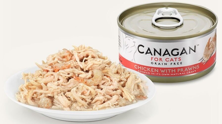 Canagan (原之選) 天然無穀物貓糧罐頭 - 雞肉蝦 75g