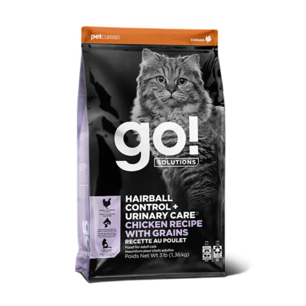 Go! SOLUTIONS 貓乾糧 - 泌尿系統及祛毛球系列 - 雞肉配方 成貓糧