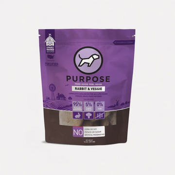 Purpose-普斯 單一蛋白 - 兔肉 凍乾生肉主糧 (全犬用) 2.5oz / 14oz
