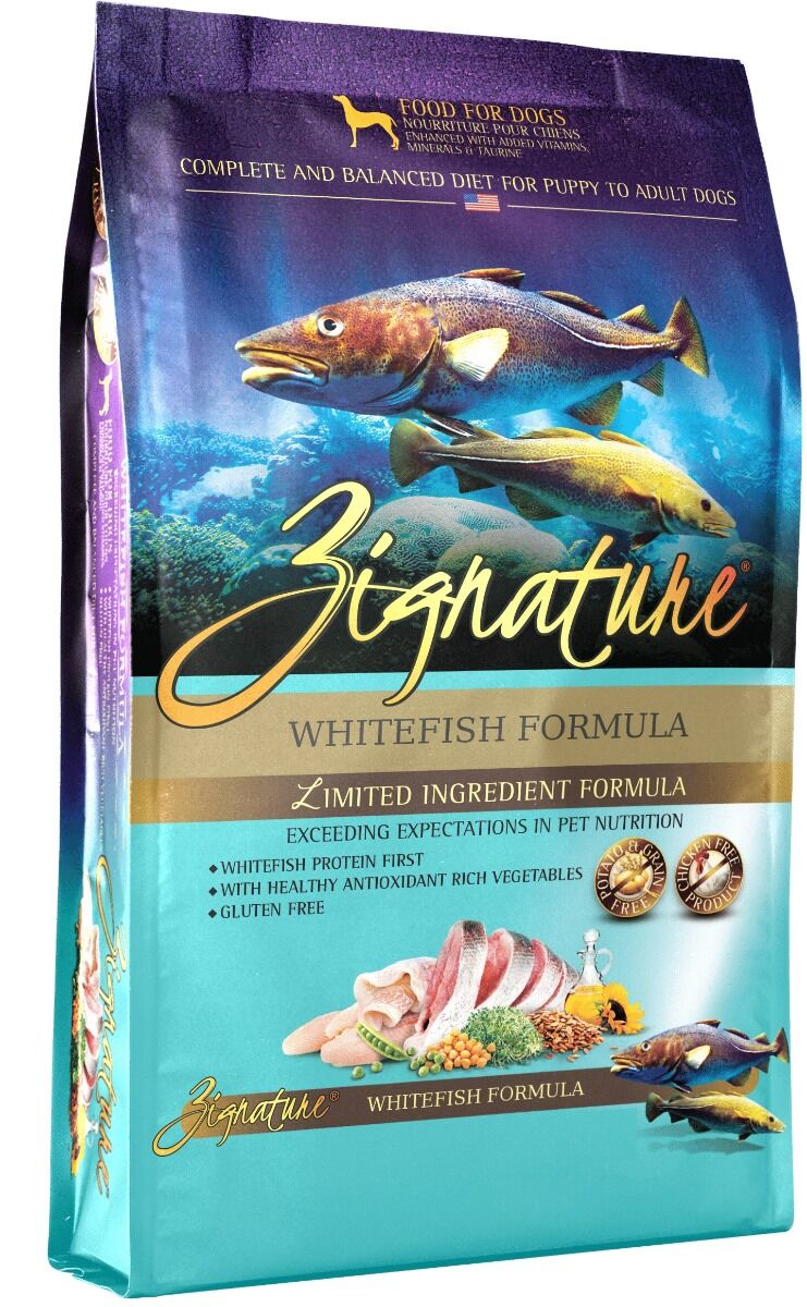 Zignature 美國超越狗乾糧 - 無穀物 - 白魚配方4lb/12.5lb/25lb