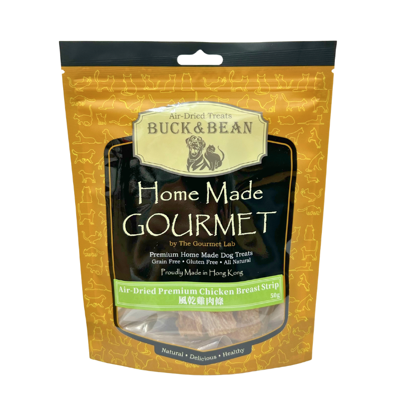 BuckBean 貓狗小食 風乾雞肉條50克 （風乾系列）