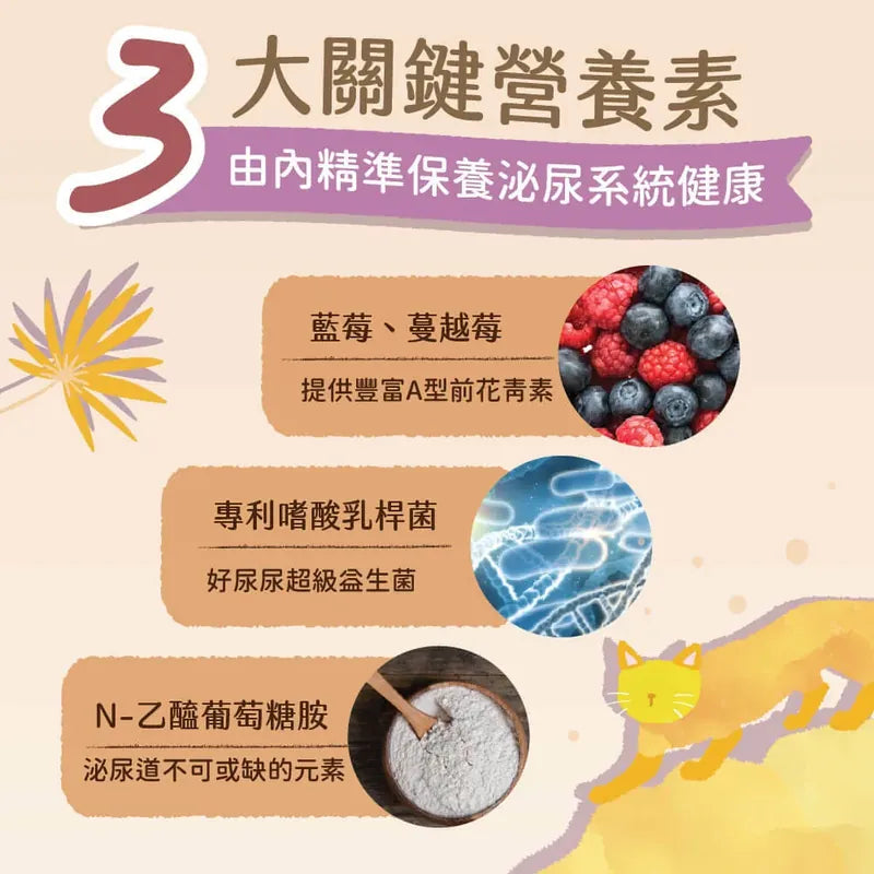 Animate 莓果雙雞 無穀貓糧(敏感貓/泌尿舒壓配方) 1.5kg / 4.5kg