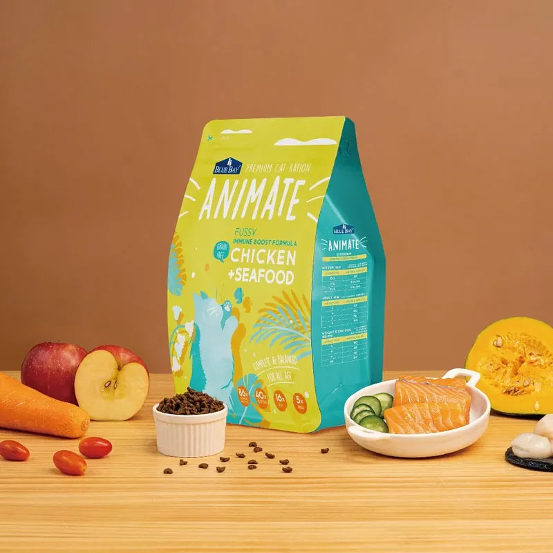 Animate 極上海鮮 無穀貓糧(挑嘴貓/免疫防護配方) 1.5kg / 4.5kg