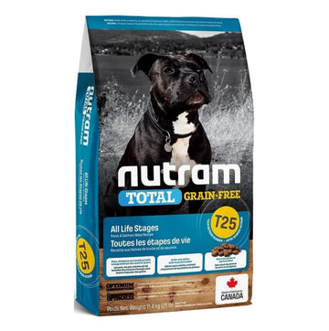 Nutram 加拿大紐頓狗乾糧 - T25 Total 無穀物 - 三文魚鱄魚配方 2kg / 11.4kg