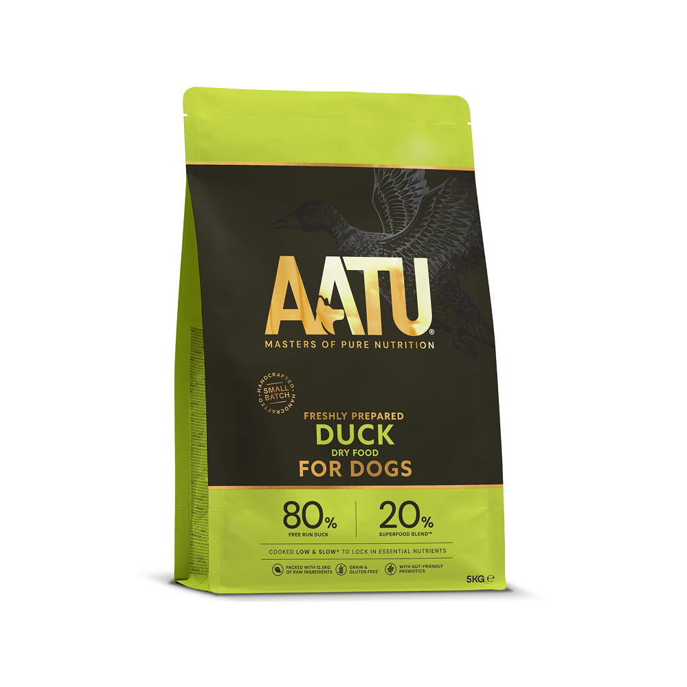 AATU自然放養鴨肉防敏天然狗糧1.5kg/5kg/10kg