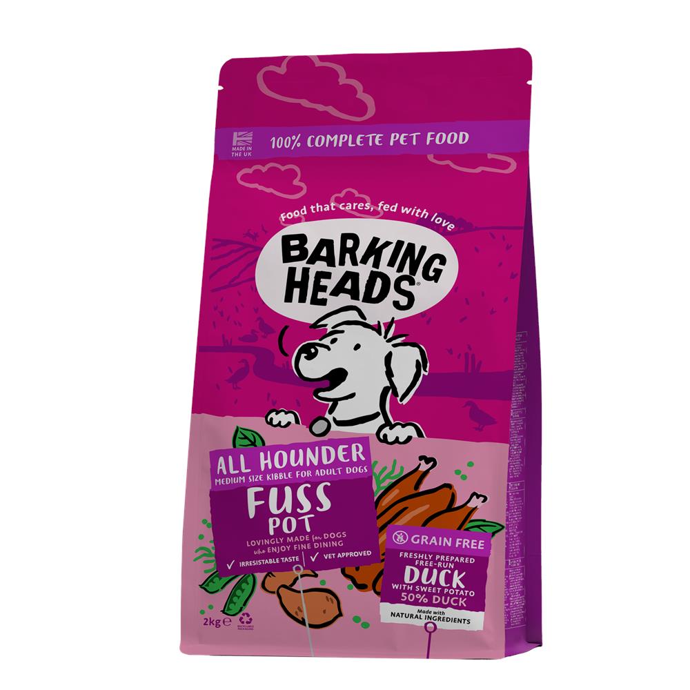 Barking Heads無穀物全天然成犬配方-放養鴨肉2kg/6kg/12kg
