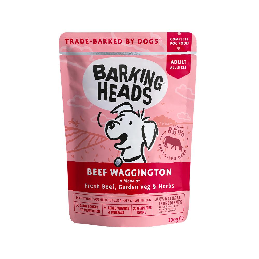 Barking Heads 狗濕糧 - 無穀物 - 牛肉 300g