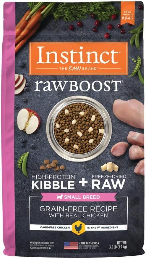 Instinct - 本能 生肉無穀物 雞肉配方小型犬糧 3.5lb / 10lbs