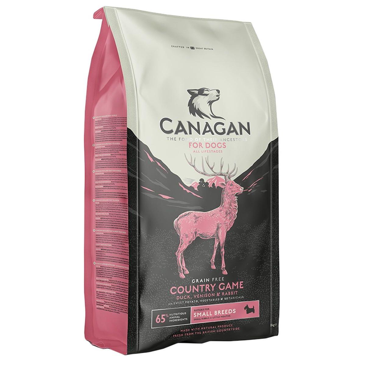 Canagan (原之選) 天然無穀物狗乾糧 - 田園野味配方 (小型犬用) - 鴨肉. 鹿肉. 兔肉 2kg / 6kg