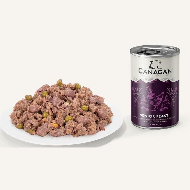 Canagan (原之選) 天然無穀物狗罐頭 - 盛宴雞肉配方(老犬用) 400g