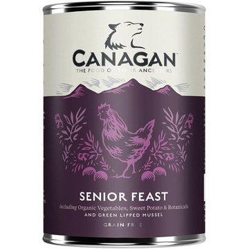 Canagan (原之選) 天然無穀物狗罐頭 - 盛宴雞肉配方(老犬用) 400g