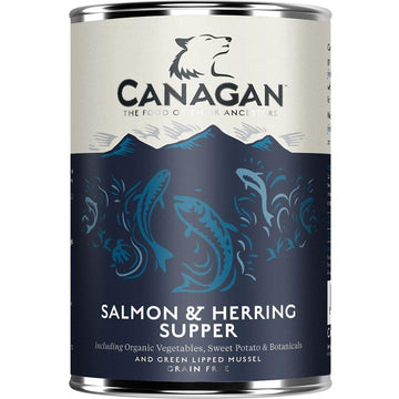 Canagan (原之選) 天然無穀物狗罐頭 - 三文魚及鯡魚配方 400g