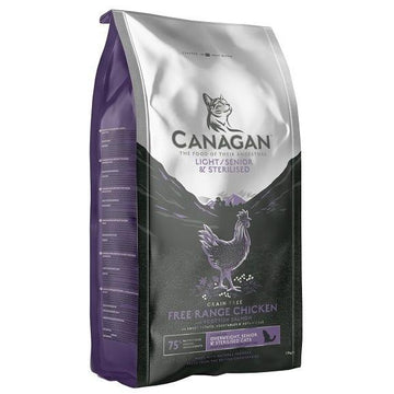 Canagan (原之選) 天然無穀物貓乾糧 - 走地雞配方 (減肥 / 老猫用) 1.5kg / 4kg