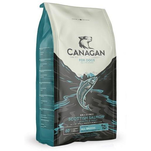 Canagan (原之選) 天然無穀物狗乾糧 - 蘇格蘭三文魚配方 2kg / 6kg / 12kg