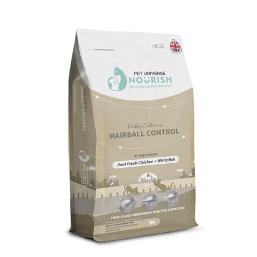 Pet Universe Nourish 化毛球配方（貓糧）/鮮雞肉&白身魚 1kg
