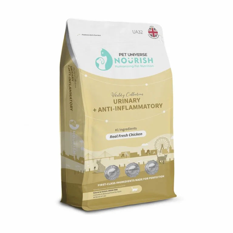 Pet Universe Nourish 抗炎尿道配方貓糧 - 鮮雞肉 1KG