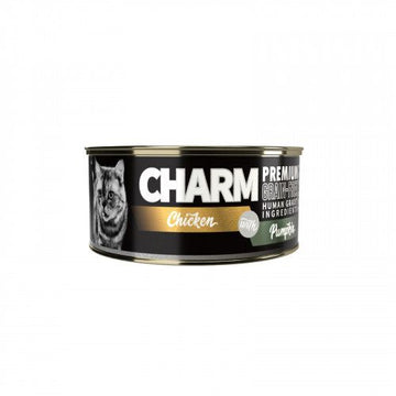 CHARM - 特級無穀物 - 濃湯雞肉伴南瓜 貓罐頭 80G