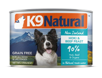 K9 Natural - K9 狗罐頭 - 牛肉 藍尖尾鱈魚盛宴(170g)