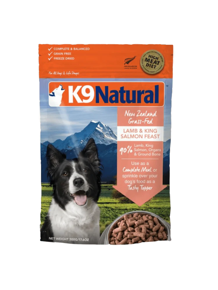 K9 Natural 凍乾羊肉三文魚盛宴500g/1.8kg/3.6kg