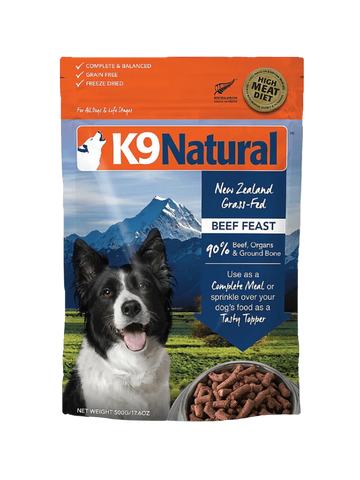 K9 Natural 凍乾牛肉盛宴500g/1.8kg/3.6kg