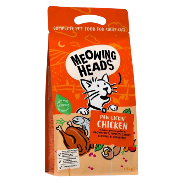 Meowing Heads (MH貓頭)英國成貓乾糧 - 雞肉配方 1.5kg/4kg