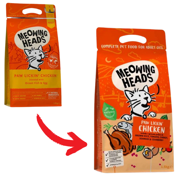 Meowing Heads (MH貓頭)英國成貓乾糧 - 雞肉配方 1.5kg/4kg