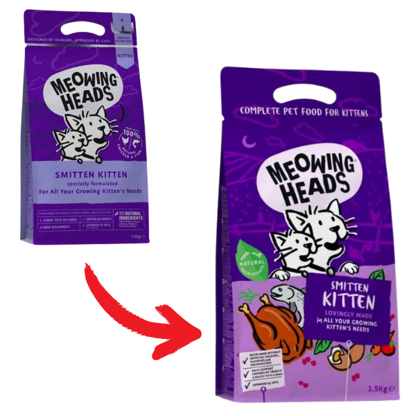 Meowing Heads (MH貓頭)英國幼貓乾糧 - 1.5kg/3kg