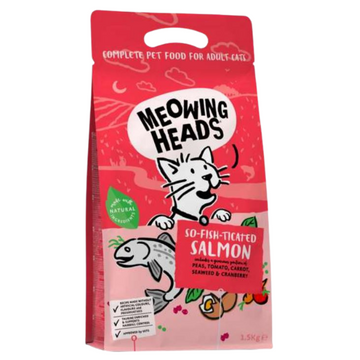 Meowing Heads (MH貓頭)英國成貓乾糧 -  三文魚配方 1.5kg/4kg