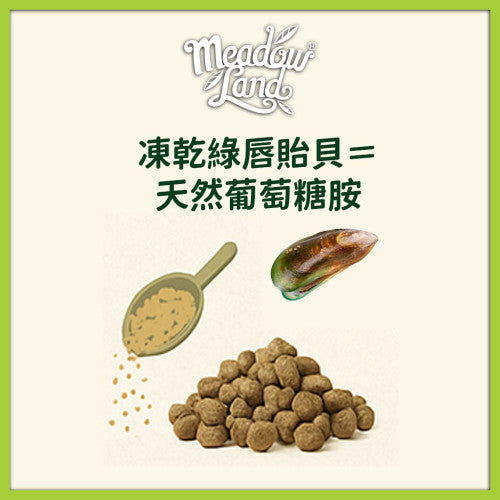 Meadowland 無穀物 烘焙鴨肉+青口塗層配方全貓糧 907g
