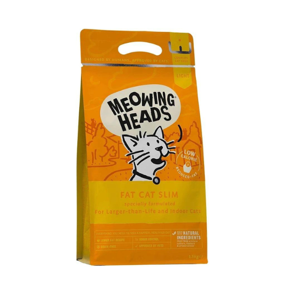 Meowing Heads (MH貓頭)英國成貓乾糧 -  減肥配方1.5kg／3kg