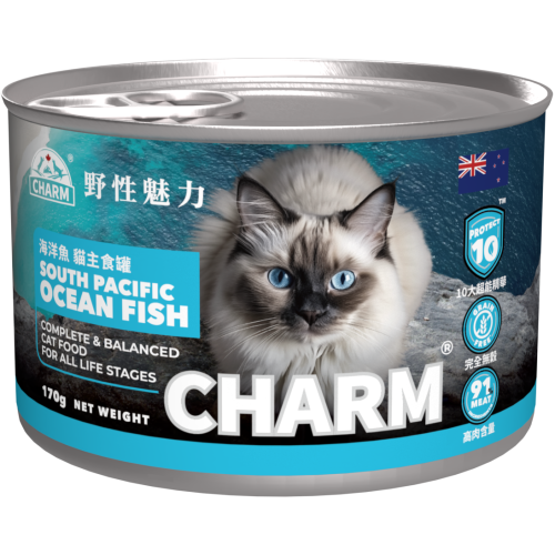 CHARM - 野性魅力 超能精華 海洋魚 貓主食罐 無穀物全齡貓 85g / 170g