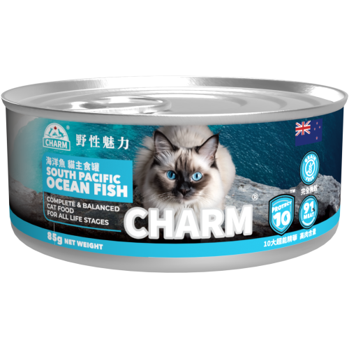 CHARM - 野性魅力 超能精華 海洋魚 貓主食罐 無穀物全齡貓 85g / 170g