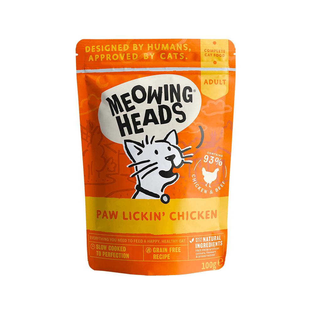 Meowing Heads 貓濕糧 - 無穀物 - 雞肉配方 100g