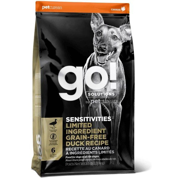 Go! SOLUTIONS 狗乾糧 - 低敏美毛系列 - 無穀物 鴨肉配方 全犬糧