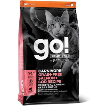 Go! SOLUTIONS 貓乾糧 - 活力營養系列 - 無穀物三文魚+鱈魚配方 全貓糧