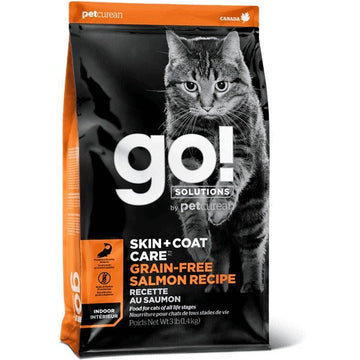 Go! SOLUTiONS 貓乾糧 - 護膚美毛系列 - 無穀物三文魚配方 全貓糧