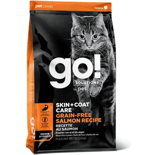 Go! SOLUTiONS 貓乾糧 - 護膚美毛系列 - 無穀物三文魚配方 全貓糧