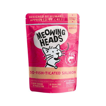 Meowing Heads 貓濕糧 - 無穀物 - 三文魚配方 100g
