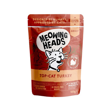 Meowing Heads 貓濕糧 - 無穀物 - 火雞配方 100g