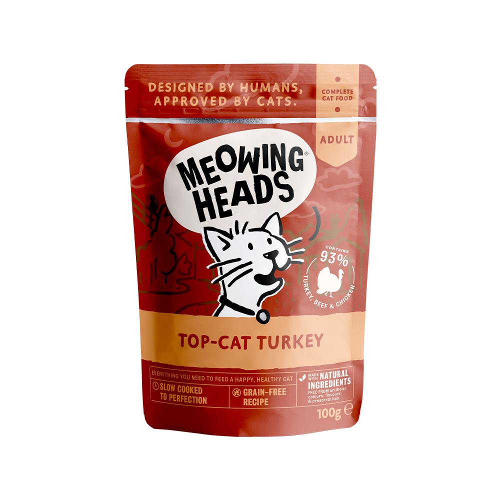 Meowing Heads 貓濕糧 - 無穀物 - 火雞配方 100g