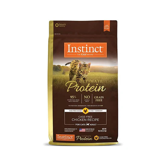Instinct - 頂級蛋白無穀系列 - 雞肉配方- 貓乾糧 4lbs / 10lbs