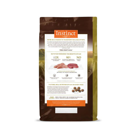 Instinct - 頂級蛋白無穀系列 - 鴨肉配方- 貓乾糧 4lbs