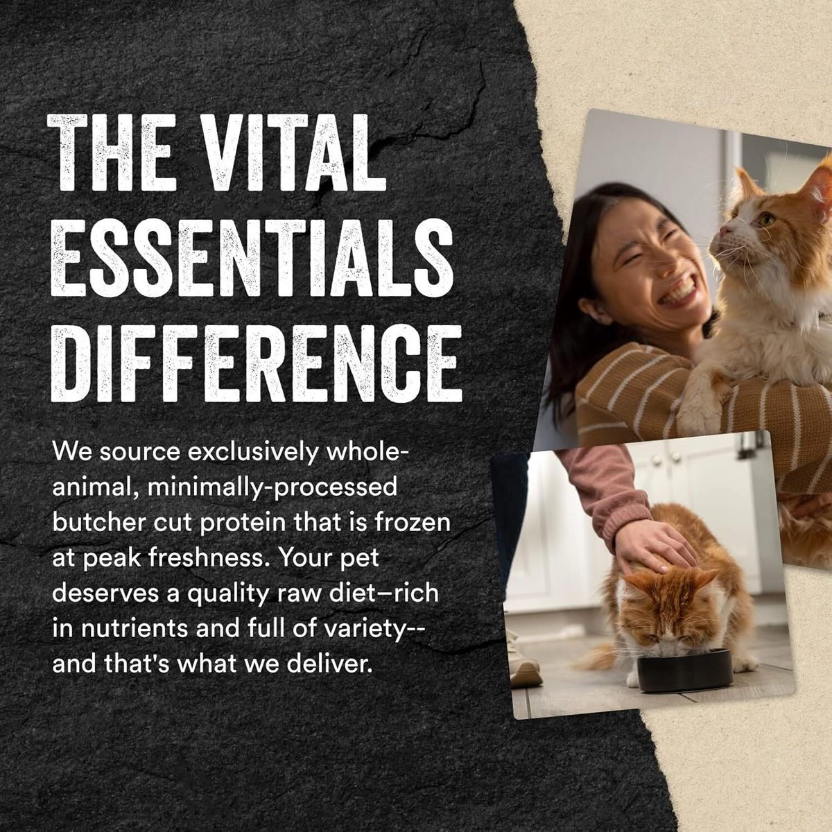 Vital Essentials 凍乾生肉主食 - 兔肉 ( 迷你 肉餅 ) 貓糧 3.75oz / 8oz / 15oz