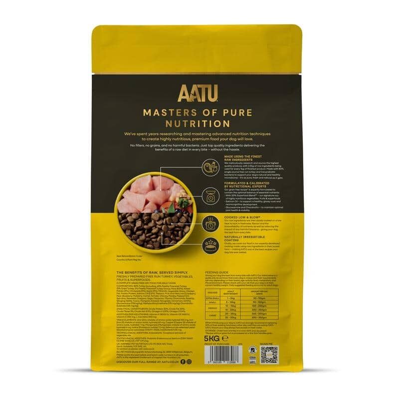AATU自然放養火雞肉防敏天然狗糧1.5kg/5kg/10kg