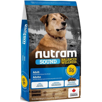 Nutram 加拿大紐頓狗乾糧 - S6 - 成犬配方 11.4kg