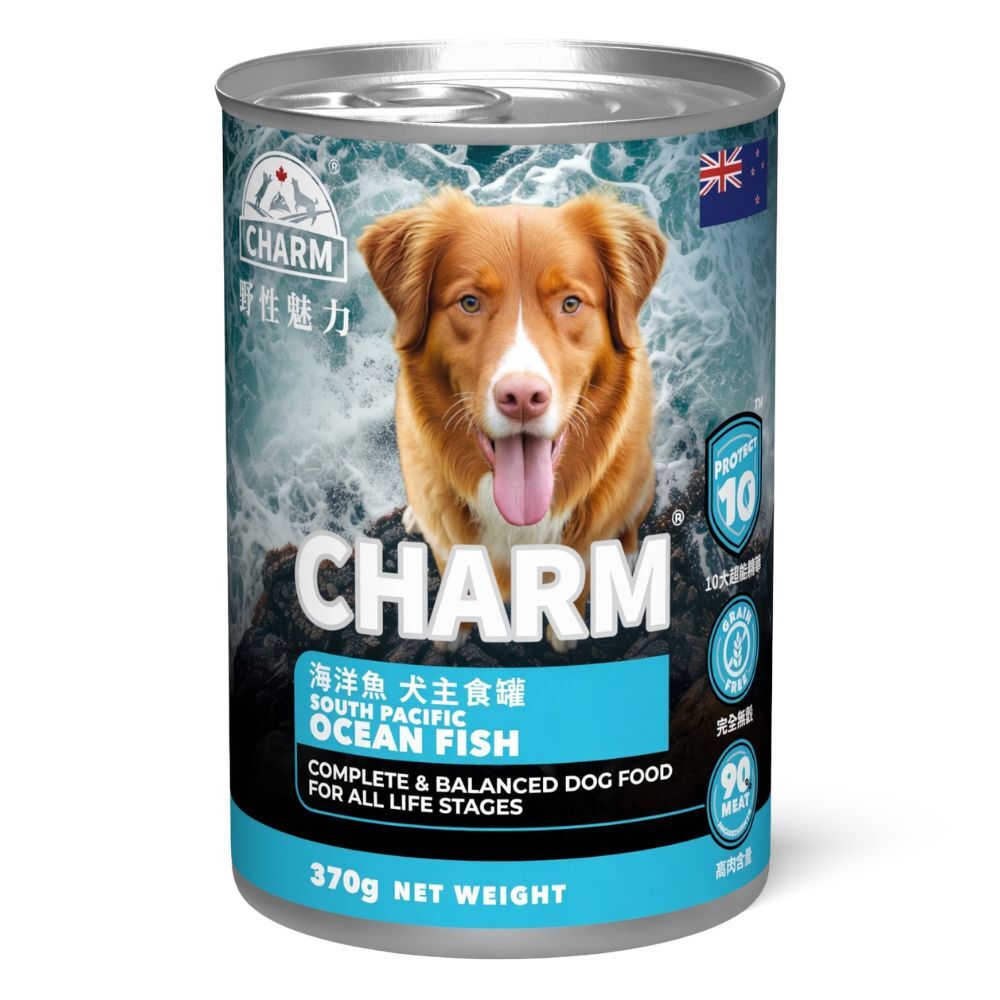 CHARM 狗主食罐頭 - 超能精華 無穀物海洋魚配方 170g / 370g
